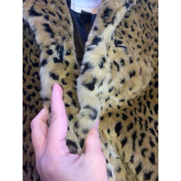 Vintage Worthington Leopard Faux Fur Peacoat, Women’s Size S, Mint Condition Y2K - Picture 11 of 13